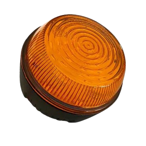 Beacon - Amber Colour, Low Profile LED, 2 Point Fixing, 10-110V, LAP Electrical - VLPMVA