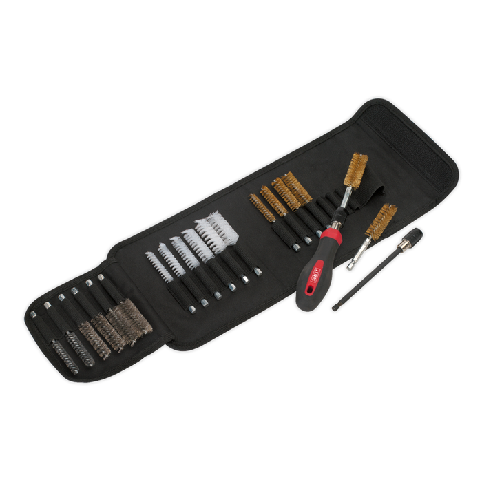 Sealey VS1800 Cleaning & Decarbonising Brush Set 20pc