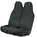 Double Passenger Seat cover for Van, Large Size, Black, Town & Country - VSBLK