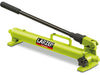Larzep W21807, Two Speed, Hydraulic Hand Pump, 2,8 cm3 Oil Displacement per Stroke at 700 bar, 1800 cm3 Usable Oil, For use with Single Acting Cylinders