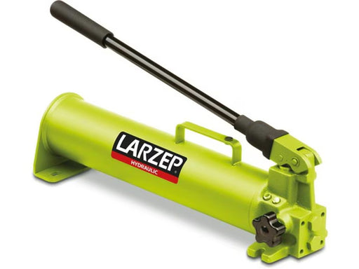 Larzep W24507, Two Speed, Hydraulic Hand Pump, 4.0 cm3 Oil Displacement per Stroke at 700 bar, 4450 cm3 Usable Oil, For use with Single Acting Cylinders