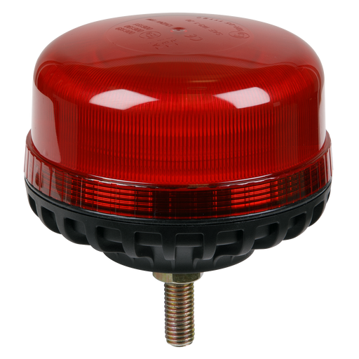 Sealey WB951LEDR Warning Beacon SMD LED 12/24V 12mm Bolt Fixing - Red