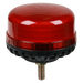Sealey WB951LEDR Warning Beacon SMD LED 12/24V 12mm Bolt Fixing - Red