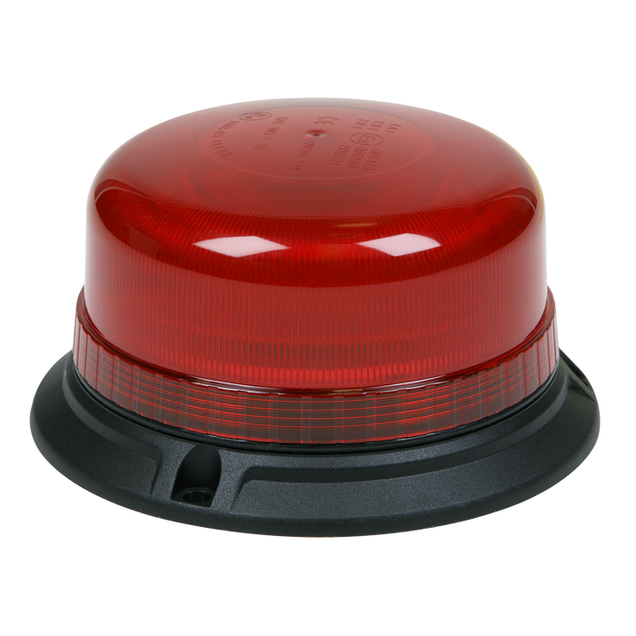 Sealey WB952LEDR Warning Beacon SMD LED 12/24V 3 x 6.5mm Bolt Fixing - Red