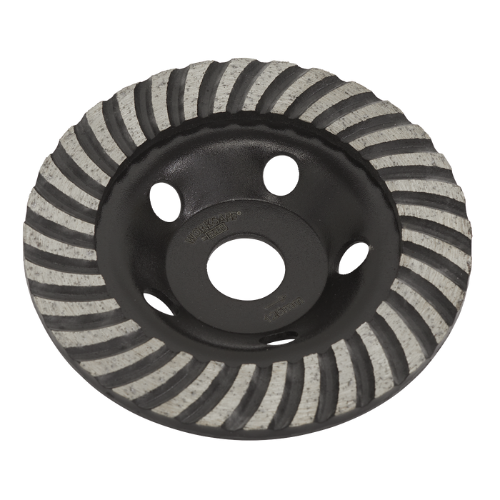 Sealey Concrete Grinding Head Turbo Row, Ø125mm, WDRTCUP125