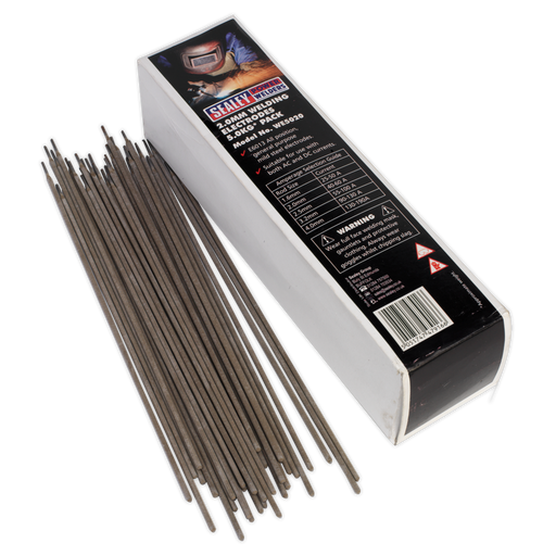 Welding Electrodes Ø2 x 300mm (5kg Pack), WE5020 Sealey