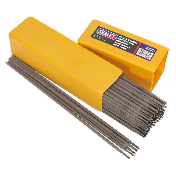 Welding Electrodes Hardfacing Ø3.2 x 350mm (5kg Pack), WEHF5032 Sealey