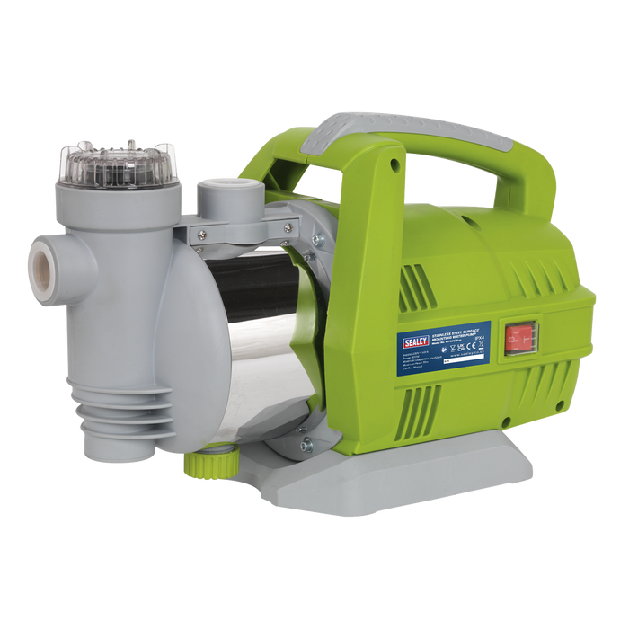 Sealey WPS062S Surface Mounting Water Pump Stainless Steel 55L/min 230V, Re-Boxed, Grade A, 12 Months Warranty