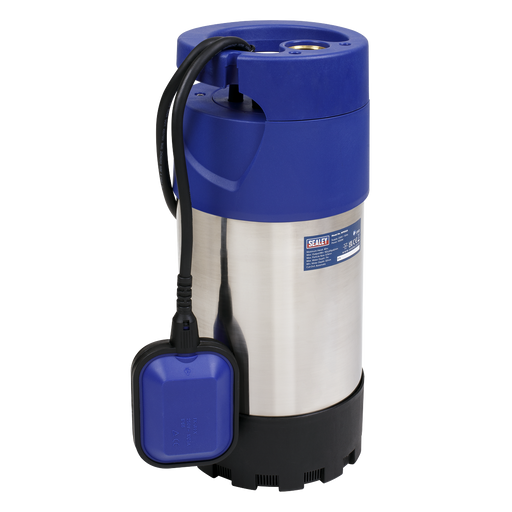 Sealey WPS92A Submersible Stainless Water Pump Automatic 92L/min 40m Head 230V, Re-Boxed, Grade A, 12 Months Warranty