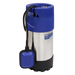 Sealey WPS92A Submersible Stainless Water Pump Automatic 92L/min 40m Head 230V, Re-Boxed, Grade A, 12 Months Warranty