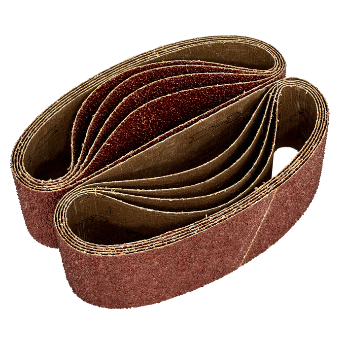 Sealey Sanding Belts,75 x 533mm 24Grit - Pack of 5, WSB53245