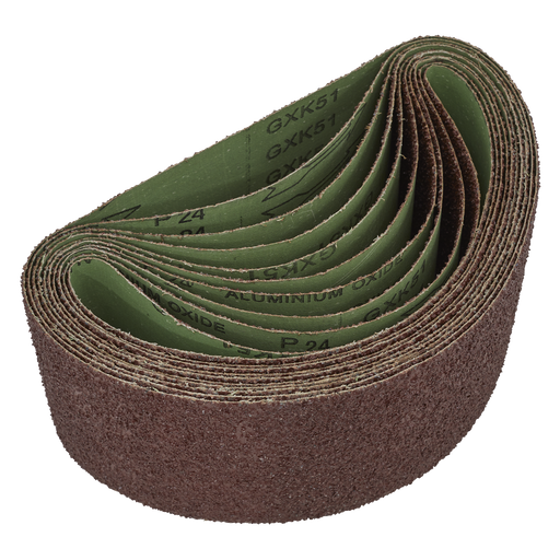 Sealey Sanding Belts, 100 x 610mm 24Grit - Pack of 5,WSB61245