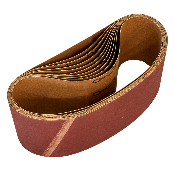 Sealey Sanding Belts,100 x 620mm 120Grit - Pack of 10, WSB62120