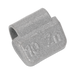 Sealey WWAH10 Wheel Weight 10g Hammer-On Plastic Coated Zinc for Alloy Wheels Pack of 100