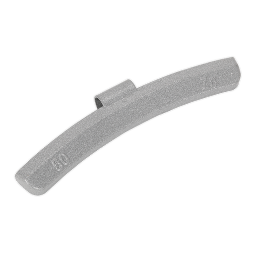 Sealey WWAH50 Wheel Weight 50g Hammer-On Plastic Coated Zinc for Alloy Wheels Pack of 50