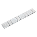 Sealey WWSA510 Wheel Weight 5 & 10g Adhesive Zinc Plated Steel Strip of 8 (4 x Each Weight) Pack of 100