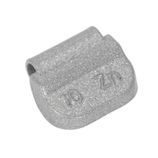Sealey WWSH10 Wheel Weight 10g Hammer-On Zinc for Steel Wheels Pack of 100