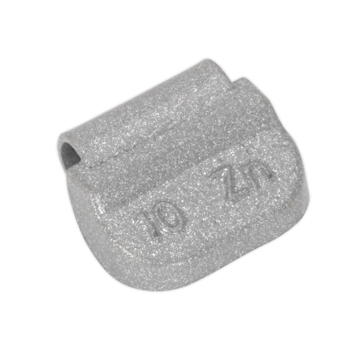 Sealey WWSH10 Wheel Weight 10g Hammer-On Zinc for Steel Wheels Pack of 100