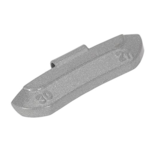 Sealey WWSH30 Wheel Weight 30g Hammer-On Zinc for Steel Wheels Pack of 100