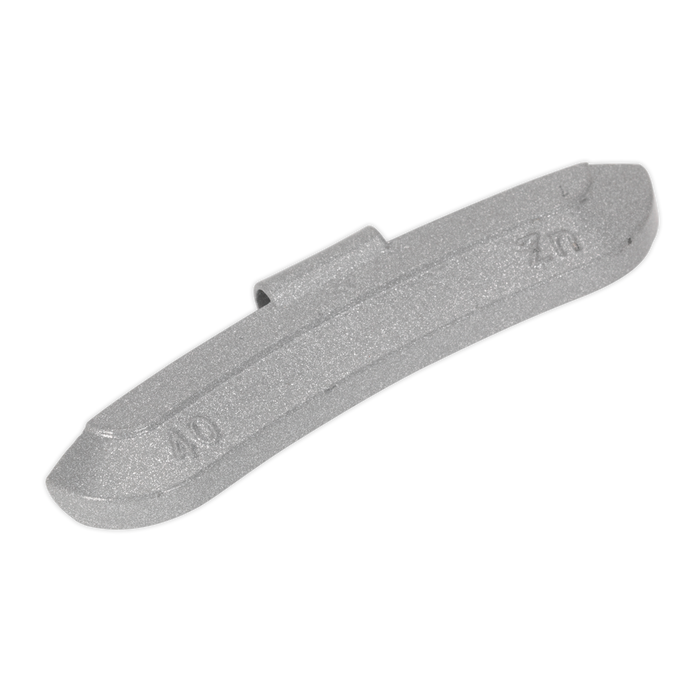 Sealey WWSH40 Wheel Weight 40g Hammer-On Zinc for Steel Wheels Pack of 50