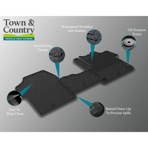 Floor Mat For Nissan NV300 (2014 Onwards), Town & Country - Y0229