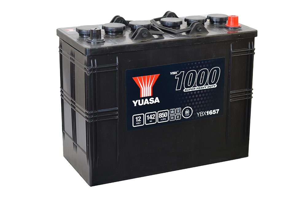 Yuasa YBX1657 12V 142Ah 850A Super Heavy Duty Commercial Vehicle Battery, 1 Year Warranty