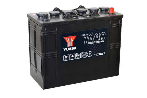 Yuasa YBX1657 12V 142Ah 850A Super Heavy Duty Commercial Vehicle Battery, 1 Year Warranty