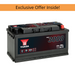 Yuasa YBX3019 12V 95Ah 850A SMF Battery, 3 Years Warranty