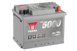 Yuasa YBX5027 12V 65Ah 640A Silver High Performance Battery, 4 Years Warranty