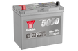Yuasa YBX5057 12V 50Ah 450A Silver High Performance Battery, 5 Years Warranty