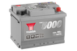 Yuasa YBX5075 12V 60Ah 640A Silver High Performance Battery, 5 Years Warranty