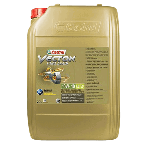 Castrol - Vecton Long Drain 10W-40 E6/E9, HD Engine Oil - 20 Litre