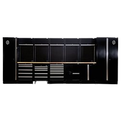 Draper 04390 Bunker Modular Storage Combo with Hardwood Worktop (25 Piece)