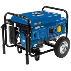 Draper 16066 PETROL GENERATOR WITH WHEELS, 2000W, Ex-Showroom, Grade B, 12 Months Warranty