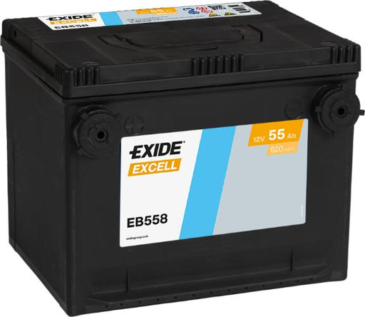 Exide EB558 Excell Car Battery WG75SE -12V 55Ah, 4 Years Warranty