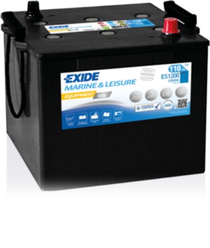 Exide ES1200 Marine Leisure Equipment GEL Battery -12V 110Ah, 2 Years Warranty