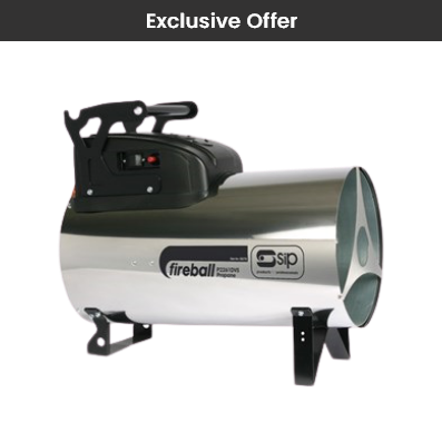 SIP 09276 Fireball 2261DV Propane Heater, Ex-Showroom, Grade B, 12 Months Warranty