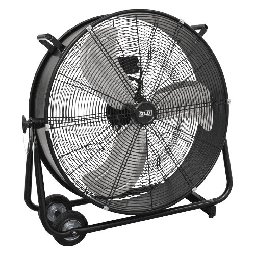 Sealey HVD24 Industrial High Velocity Drum Fan 24" 230V, Refurbished, Grade C, 6 Months Warranty