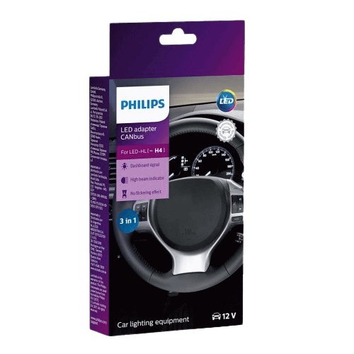 Philips H4 LED Resistor Kit for Canbus Error Removal (Pair)