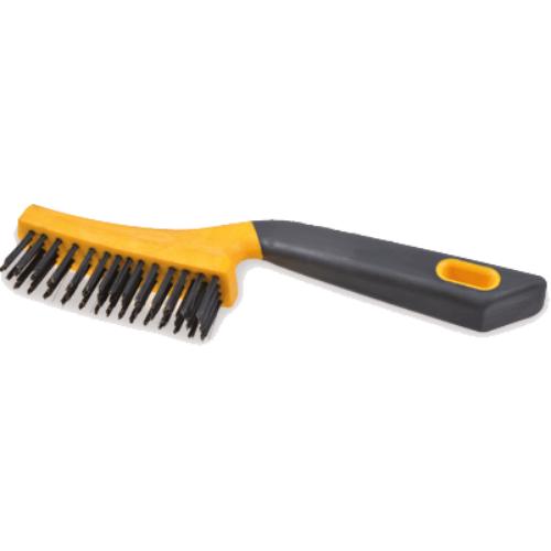 Osborn Hand Scratch Brush 2-rows crimped brass wire 0,20 T23 Ergo Handle