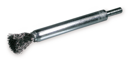 Osborn End Brush D10mm, Crimped Steel Wire 0.30mm Extra Long - 0003509169