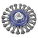 Osborn Wheel Brush D125mm, Knotted Steel Wire 0.50mm, Thread M14 - 1402631151