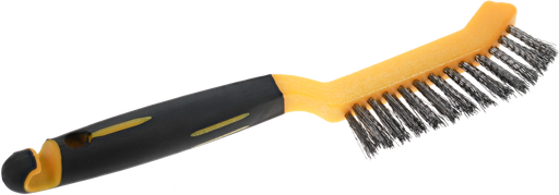 Brake Shoe Brush  245/95mm, 2 Row, Steel Wire 0.30mm, Plastic Handle, Osborn, 3301462162