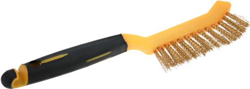 Brake Shoe Brush  245/95mm, 2 Row, Brass Wire 0.30mm, Plastic Handle, Osborn, 3301462562