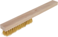 Osborn Fine wire Scratch Brush 4-rows crimped brass wire 0,15 T18 wooden body