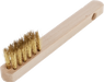 Osborn Sparkplug Brush 3x6-rows crimped brass wire 0,20 T18 wooden body