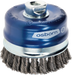 Osborn Cup Brush D80mm, Knotted Steel Wire 0.50mm, M14 Thread - 0002608153