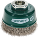 Osborn Cup Brush D60mm, Crimped Stainless Steel Wire 0.30mm, M14 Thread - 0002613361