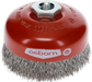 Osborn Cup Brush D100mm, Crimped Steel Wire 0.30mm, M14 Thread - 0002613164
