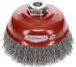 Osborn PRO Cup Brush D125mm, Crimped Steel Wire 0.30mm, M14 Thread - 0002613165